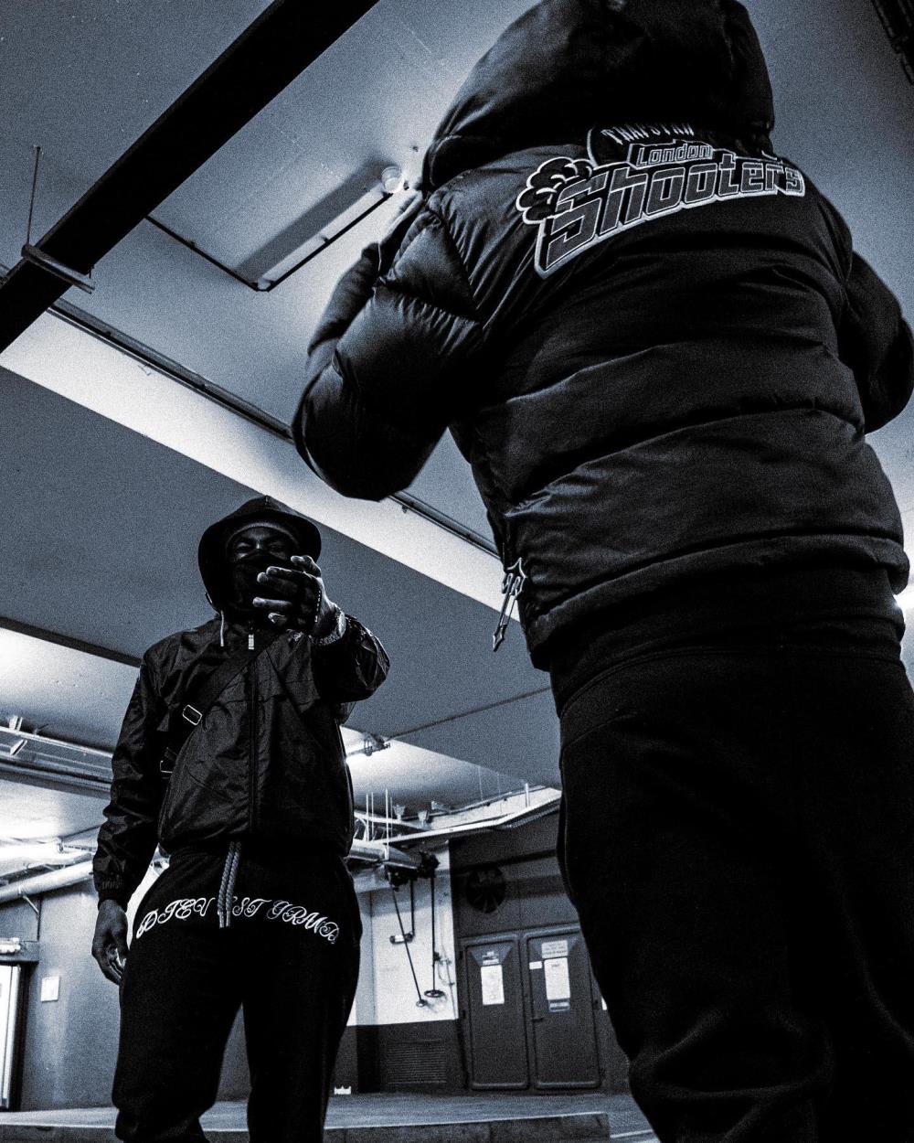 Trapstar Shooters Hooded Puffer -Black/Reflective