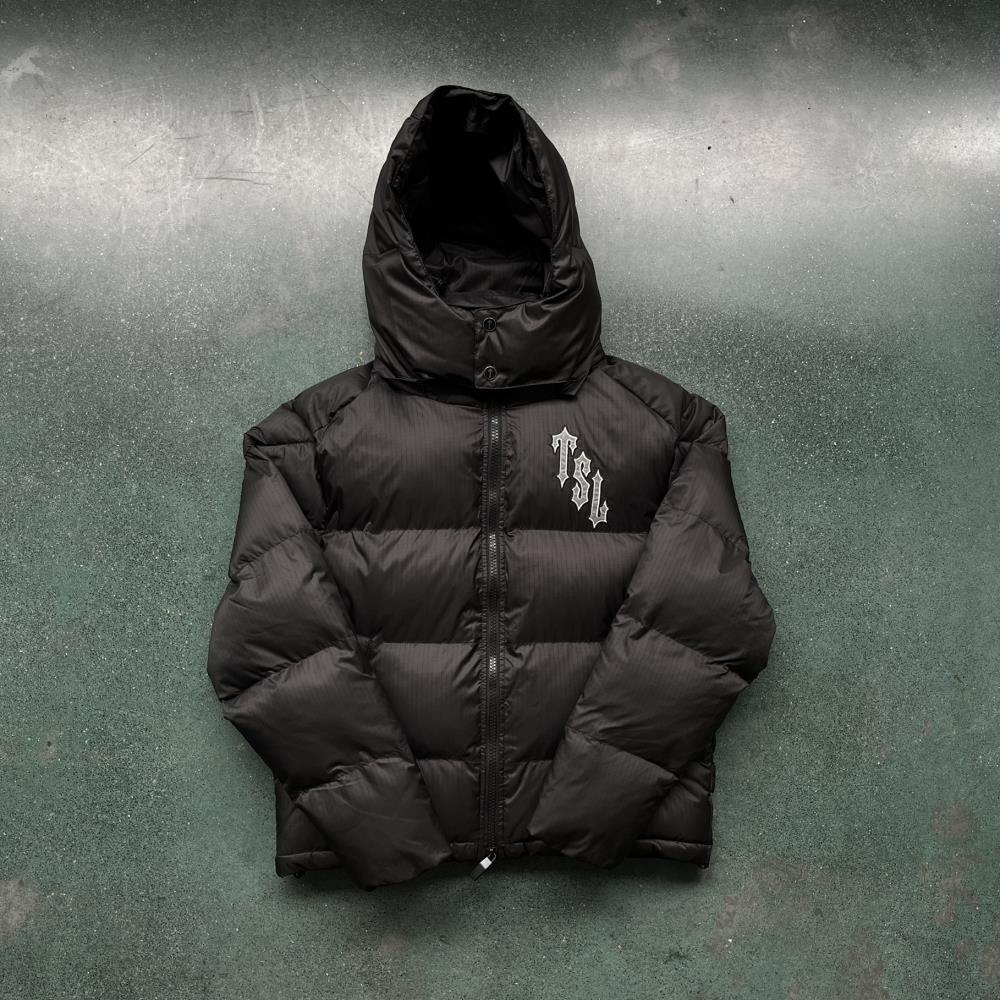Trapstar Shooters Hooded Puffer -Black/Reflective