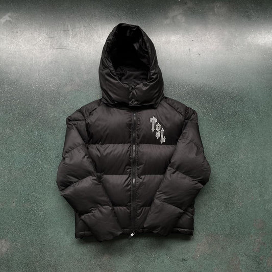 Trapstar Shooters Hooded Puffer -Black/Reflective