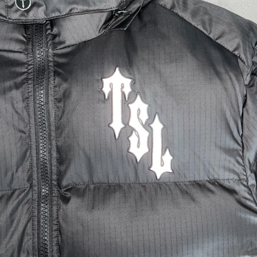 Trapstar Shooters Hooded Puffer -Black/Reflective