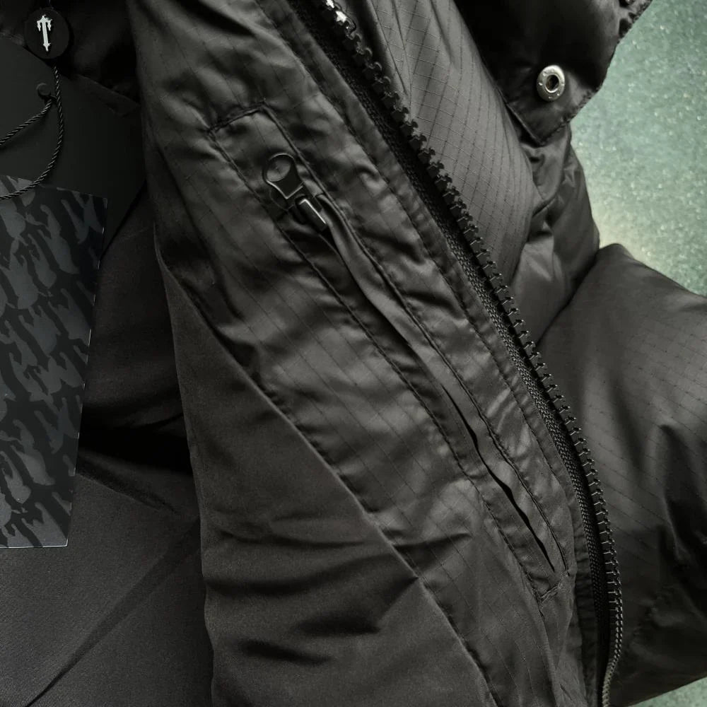 Trapstar Shooters Hooded Puffer -Black/Reflective