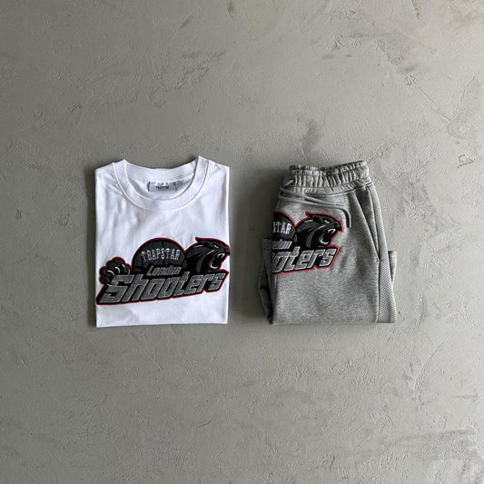 Trapstar Shooters Short Set - White/Grey