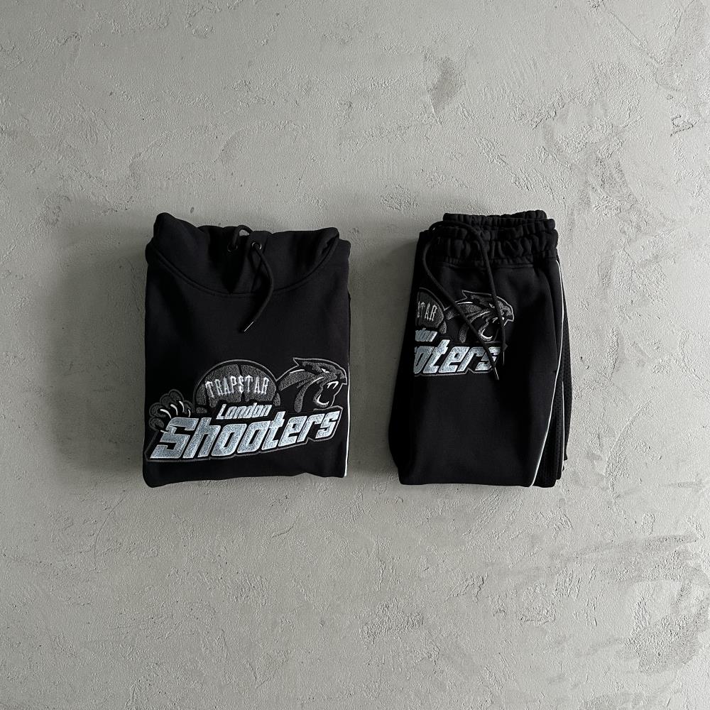Trapstar Shooters Technical Tracksuit - Black/Blue