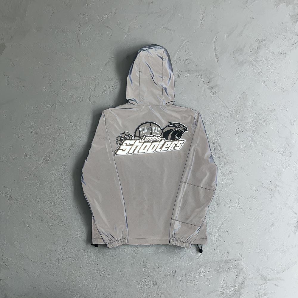 Trapstar Shooters Windbreaker - Black/Reflective