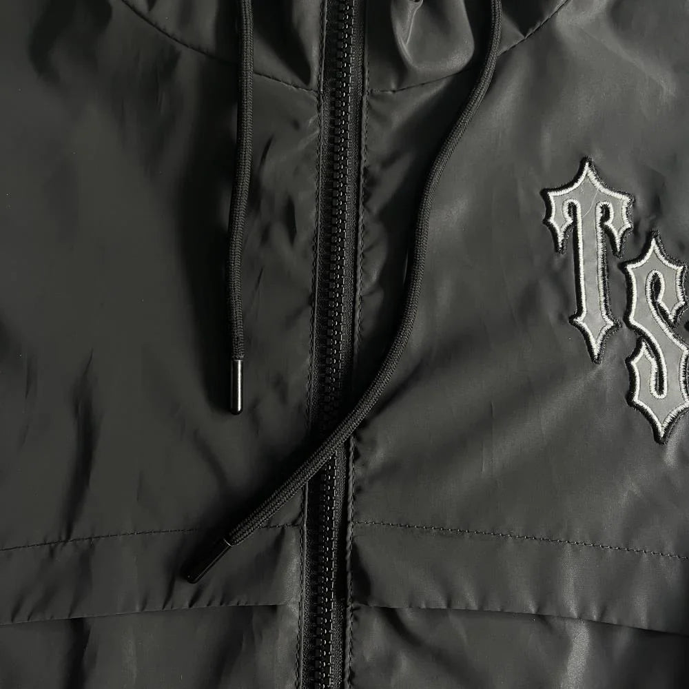 Trapstar Shooters Windbreaker - Black/Reflective