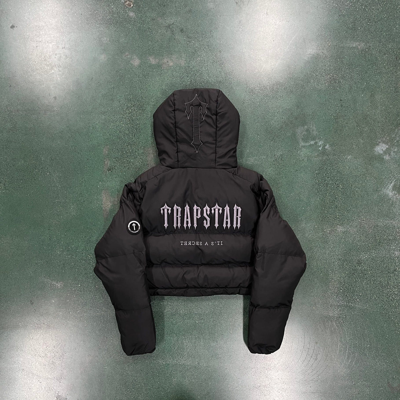Trapstar Women's Decoded Hooded Puffer 2.0 Jacket - Black