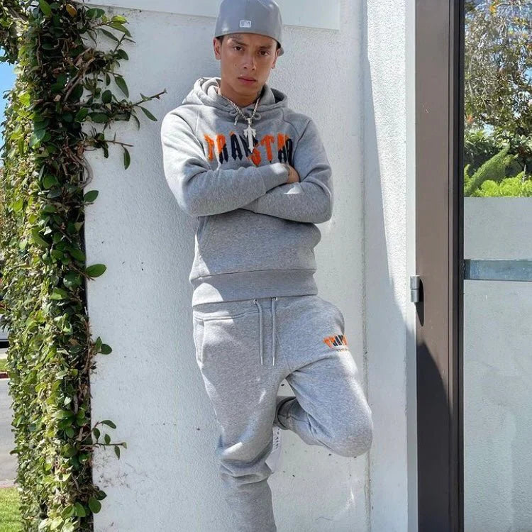 Trapstar Chenille Decoded Revolution Tracksuit - Grey/Black