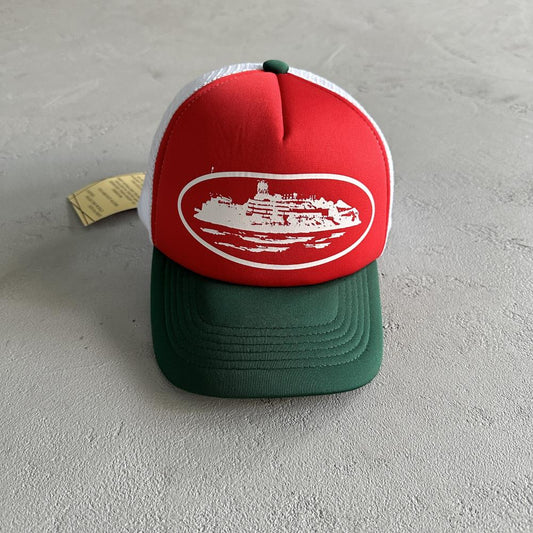 CORTEIZ Trucker Cap - Green/Red/White
