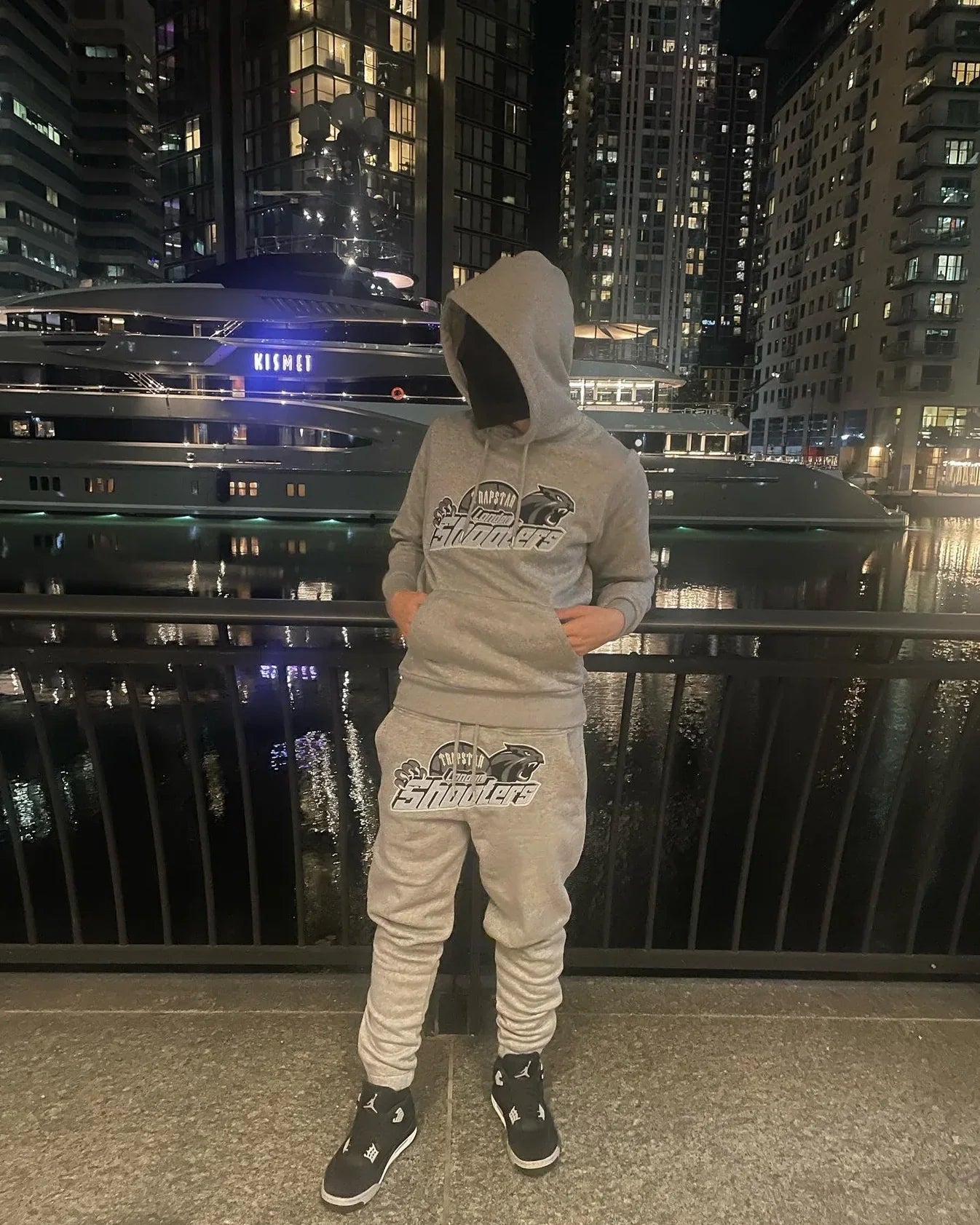 Trapstar Shooter Tracksuit - Black/Grey