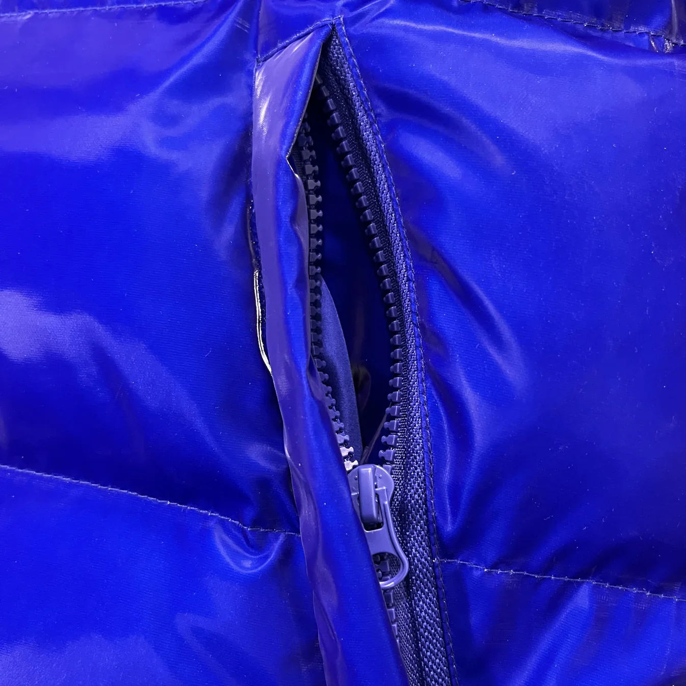 Trapstar Irongate T Shiny Puffer Jacket - Blue