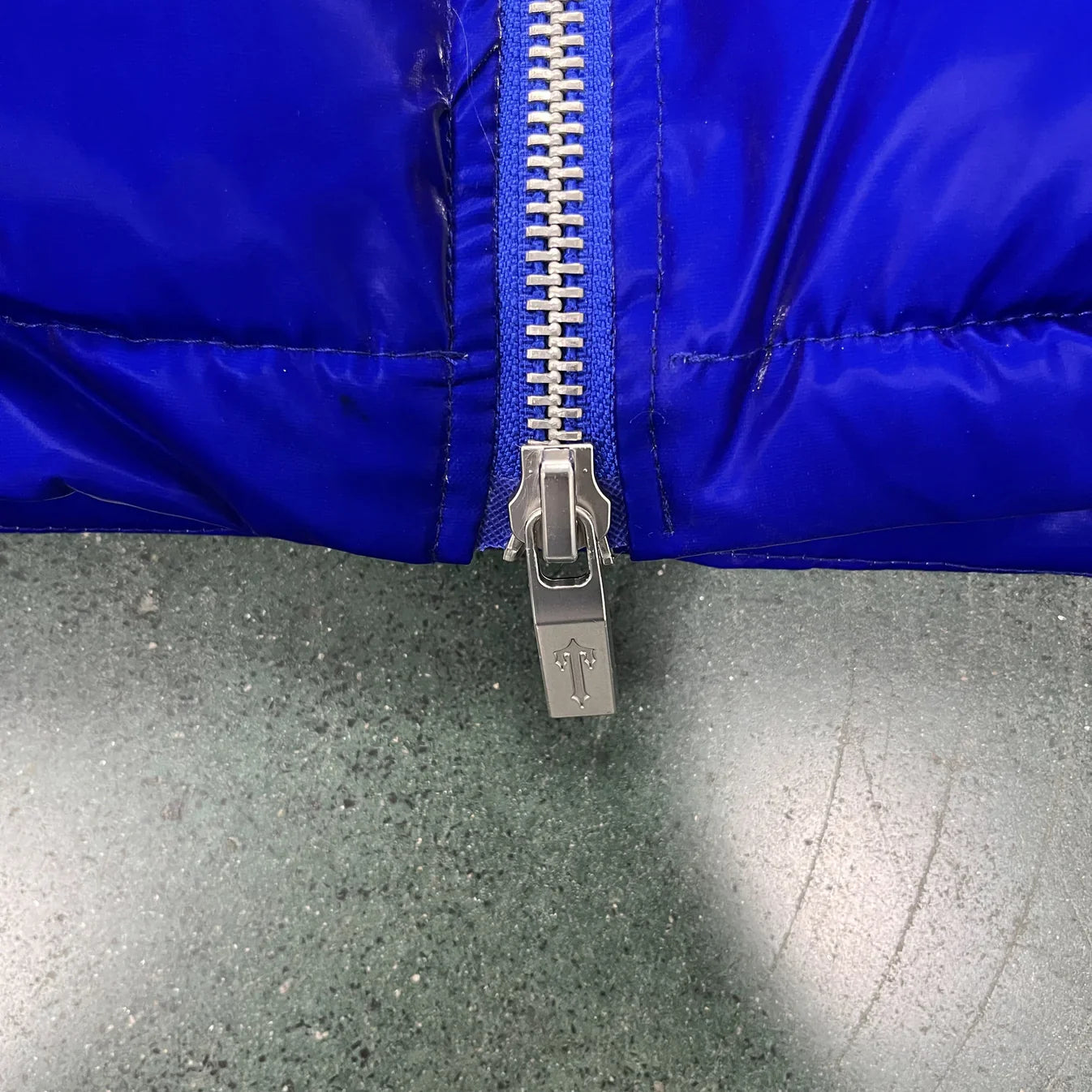 Trapstar Irongate T Shiny Puffer Jacket - Blue