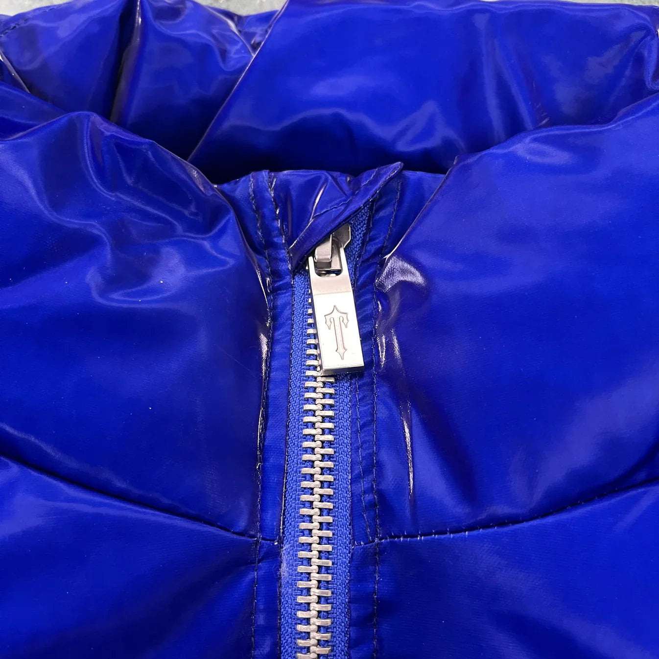 Trapstar Irongate T Shiny Puffer Jacket - Blue