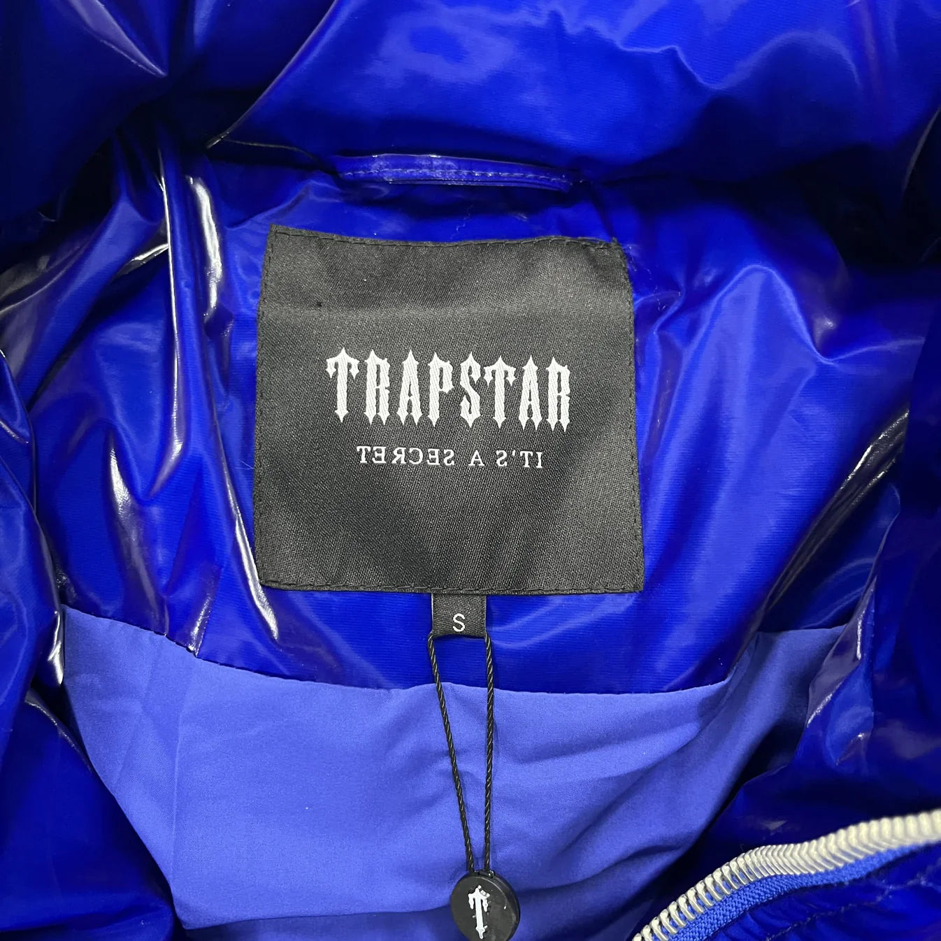 Trapstar Irongate T Shiny Puffer Jacket - Blue