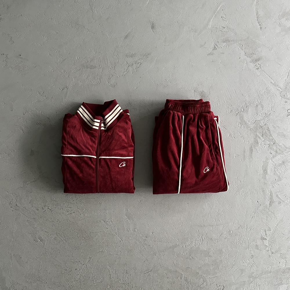 CORTEIZ Velour Set - Red