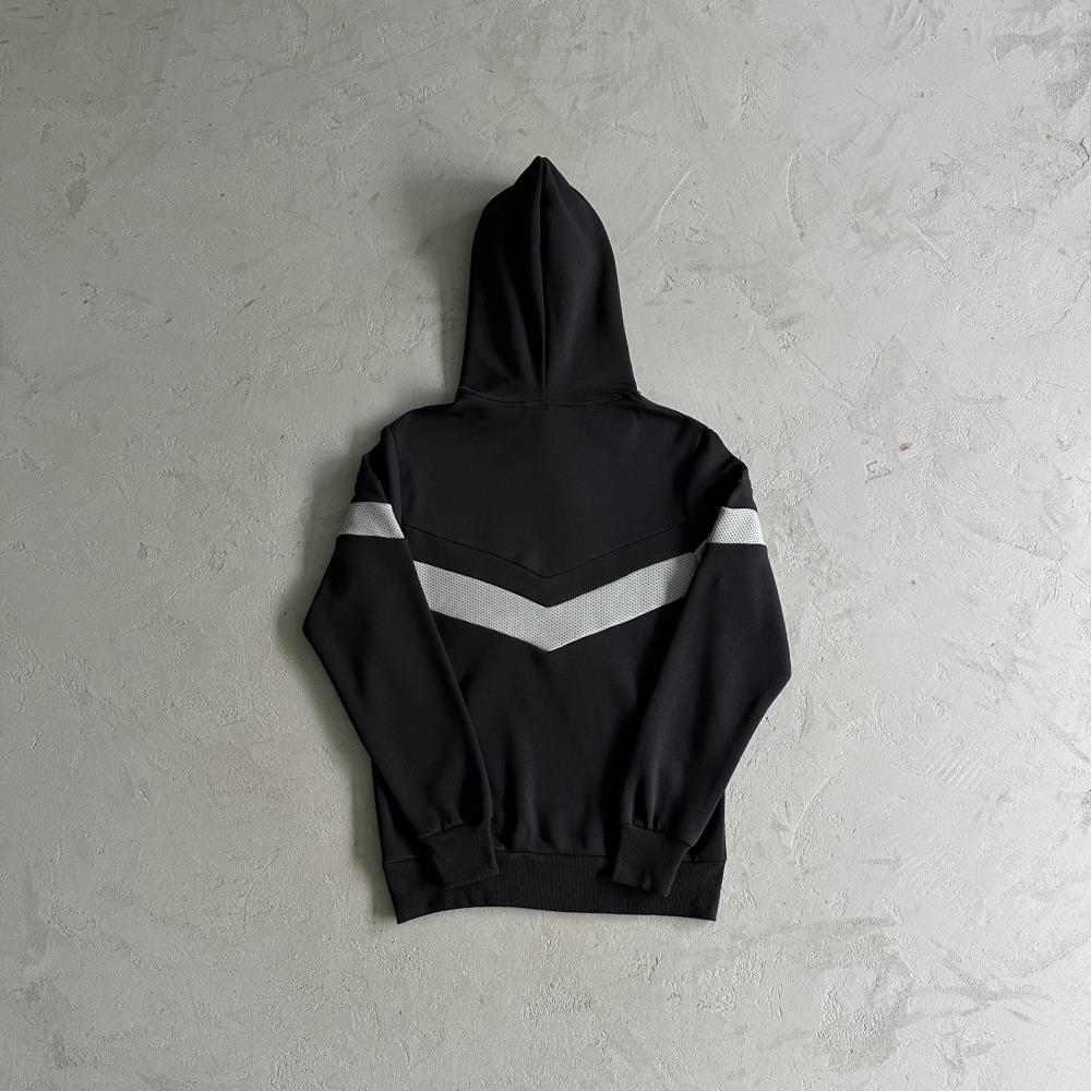 Trapstar V Stripe Tracksuit - Black/Grey