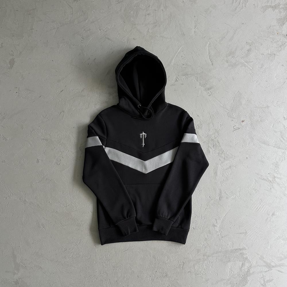 Trapstar V Stripe Tracksuit - Black/Grey