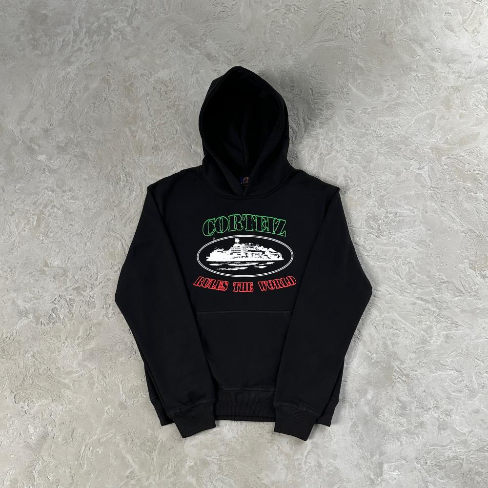 CORTEIZ OG Alcatraz Italia Hoodie - Black