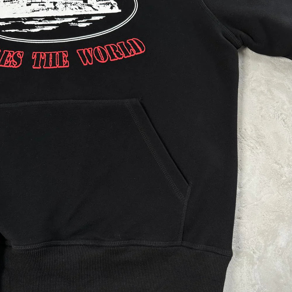 CORTEIZ OG Alcatraz Italia Hoodie - Black