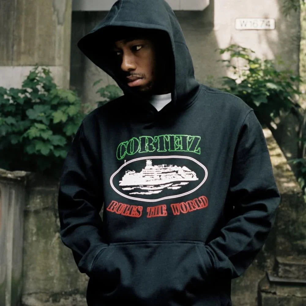 CORTEIZ OG Alcatraz Italia Hoodie - Black